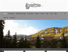 Tablet Screenshot of foxtailpineshoa.org